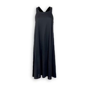 Massimo Dutti Black Midi Dress - sz Small